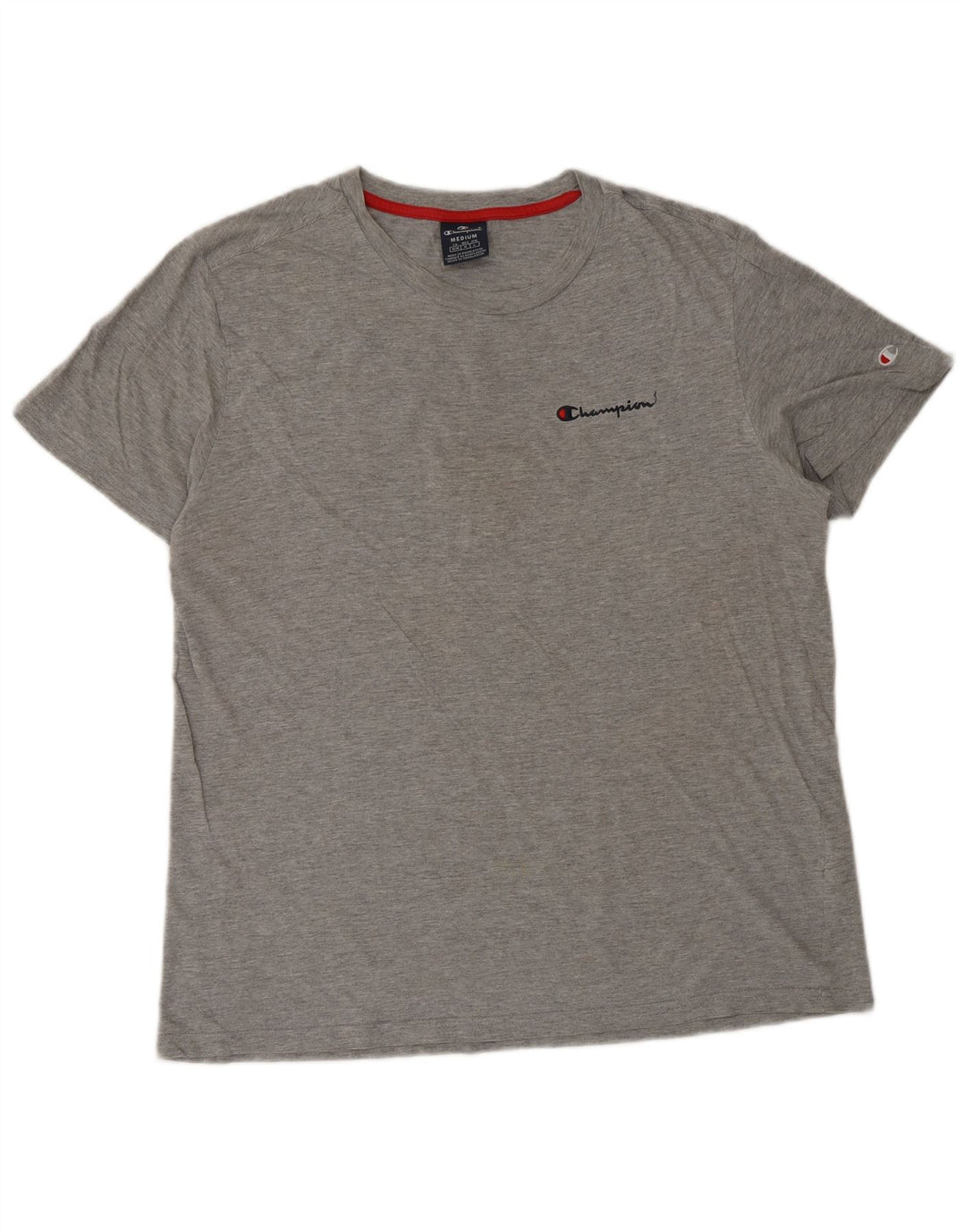 CHAMPION Herre T-Shirt Top Medium Grå Bomuld
