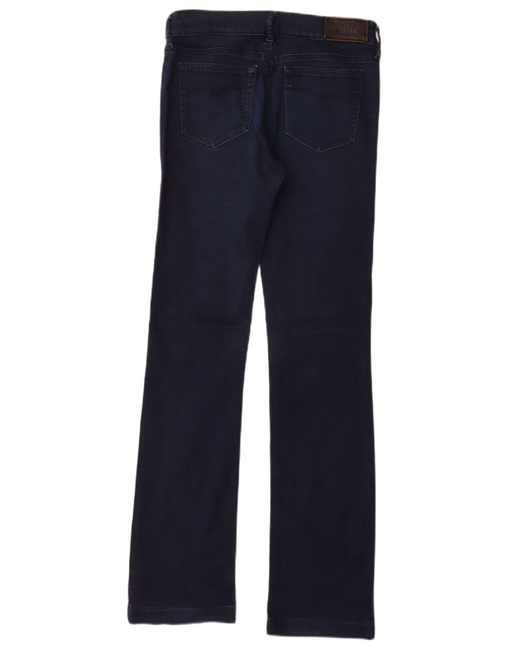 Diesel Dame Bootzee Regular Slim Bootcut Jeans W26 L34 Marineblå Bomuld