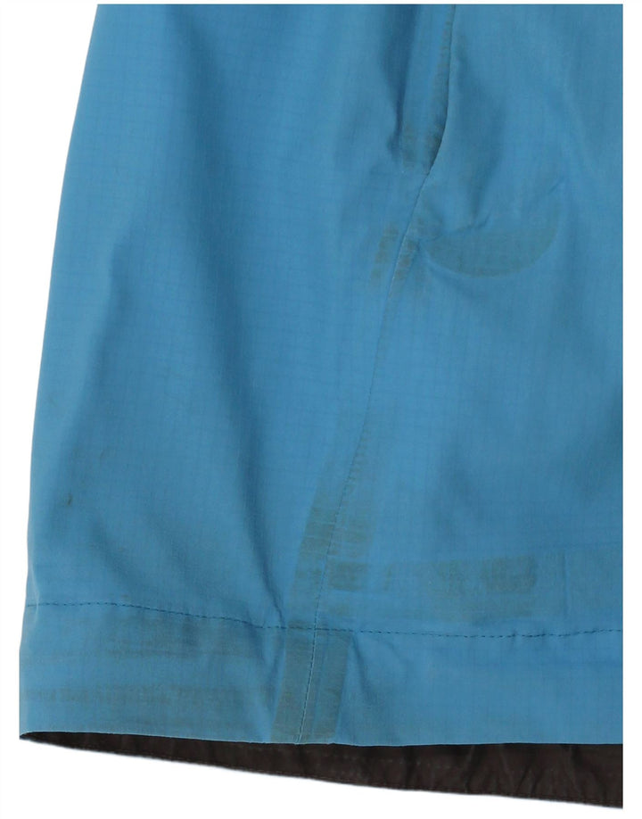 Patagonia Regnjakke med hætte til mænd UK 38 Medium Blue Nylon