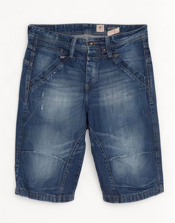 Jack & Jones Herre Distressed Denim Shorts Medium W32 Blå Bomuld