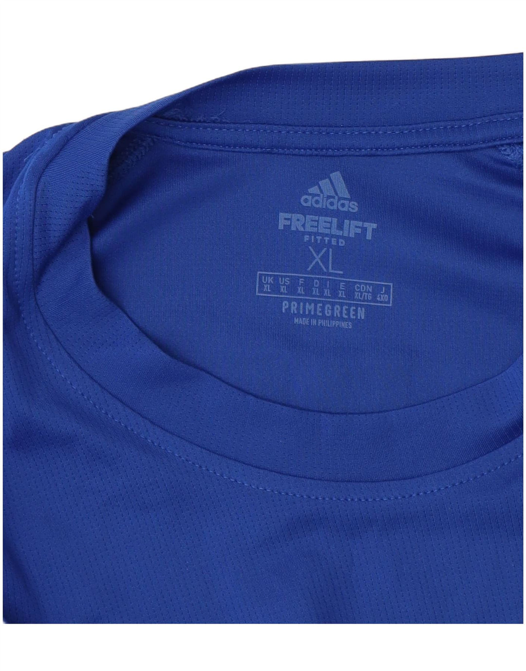 Adidas Herre Aeroready T-Shirt Top XL Blå Polyester