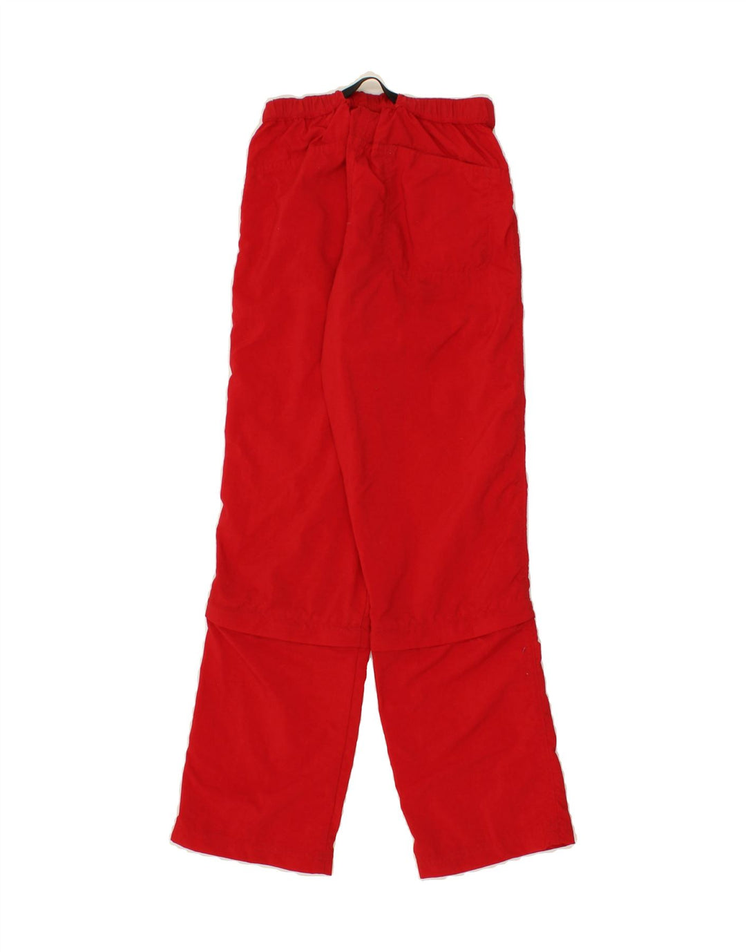 THINK PINK Girls Tracksuit Trousers 9-10 Years Red Nylon Vintage Think Pink and Second-Hand Think Pink from Messina Hembry 