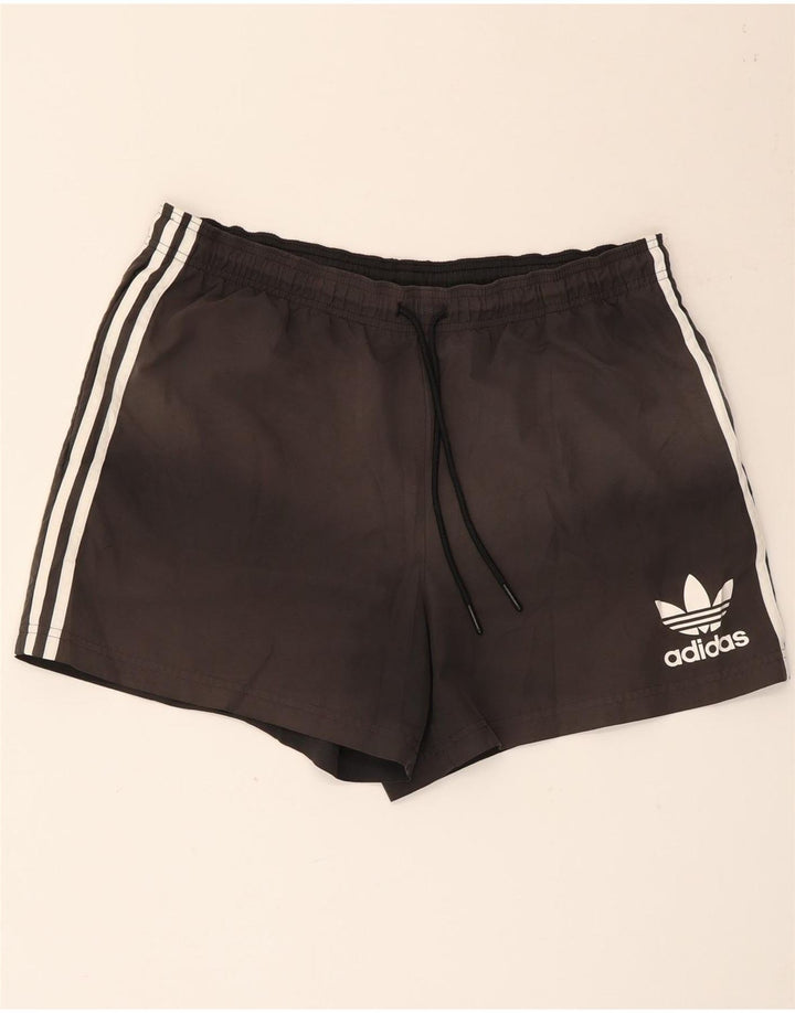 Adidas Sportsshorts til mænd, store sorte polyester