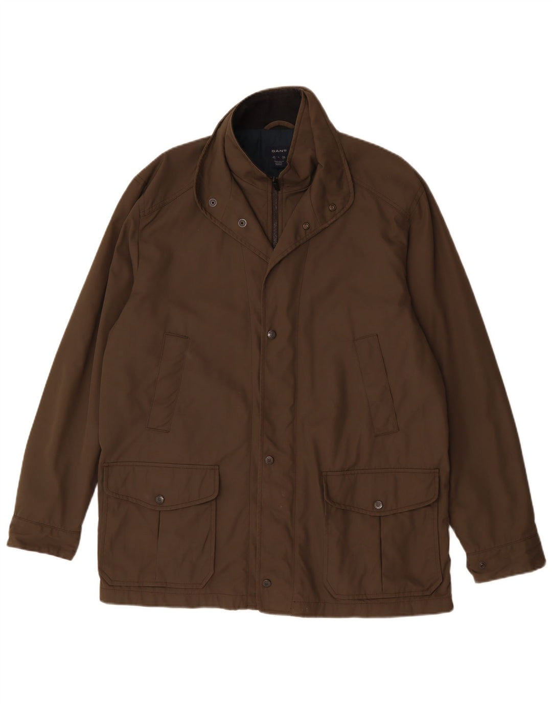 Gant Herre Utility Jacket UK 40 Large Brown Polyester