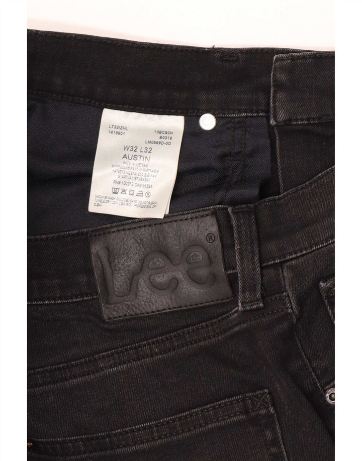 Lee Herre Austin Cropped Jeans W32 L25 Sort bomuld
