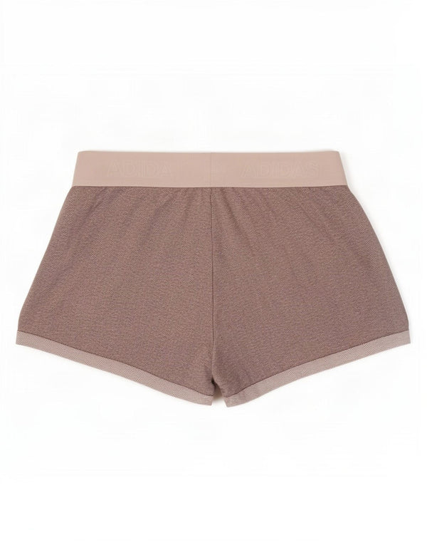 Adidas Graphic Sports Shorts til kvinder UK 16/18 Large Grey Colourblock Bomuld