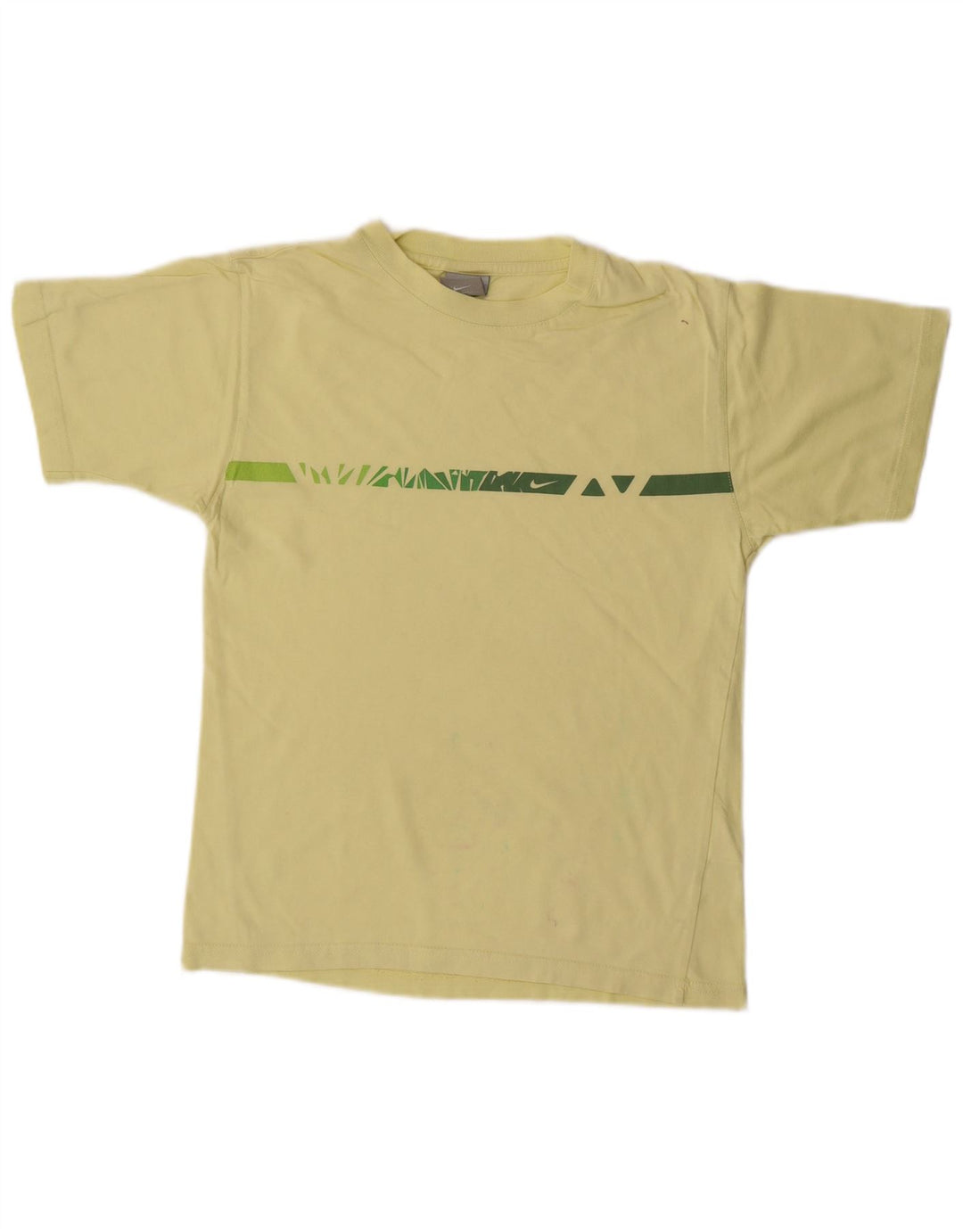 Nike drenge grafisk t-shirt top 10-11 år medium gul bomuld