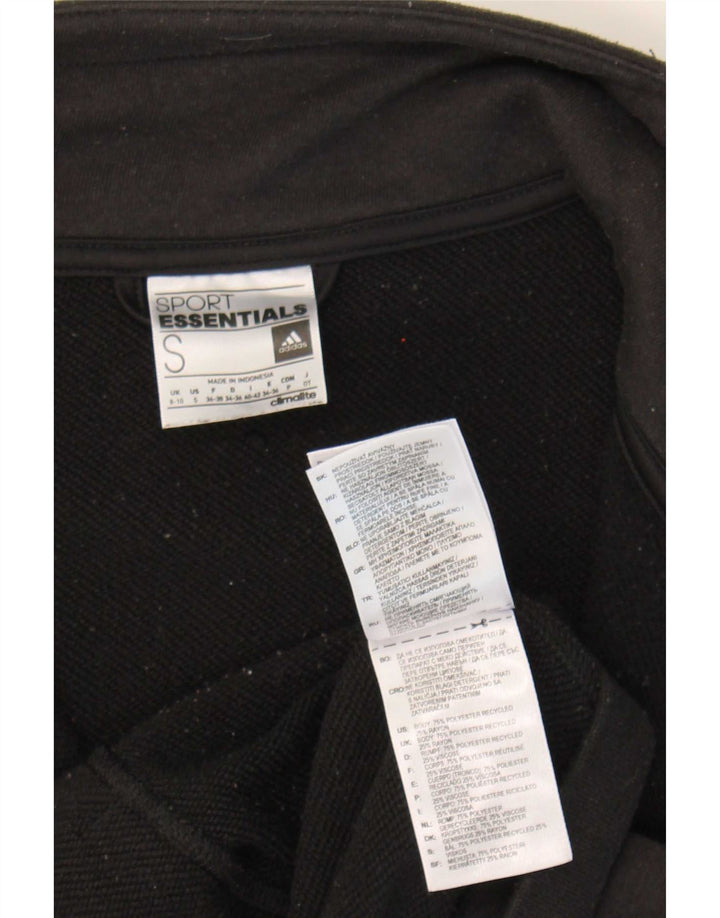 Adidas Womens Climalite træningsdragt Topjakke UK 8/10 Small Black Polyester