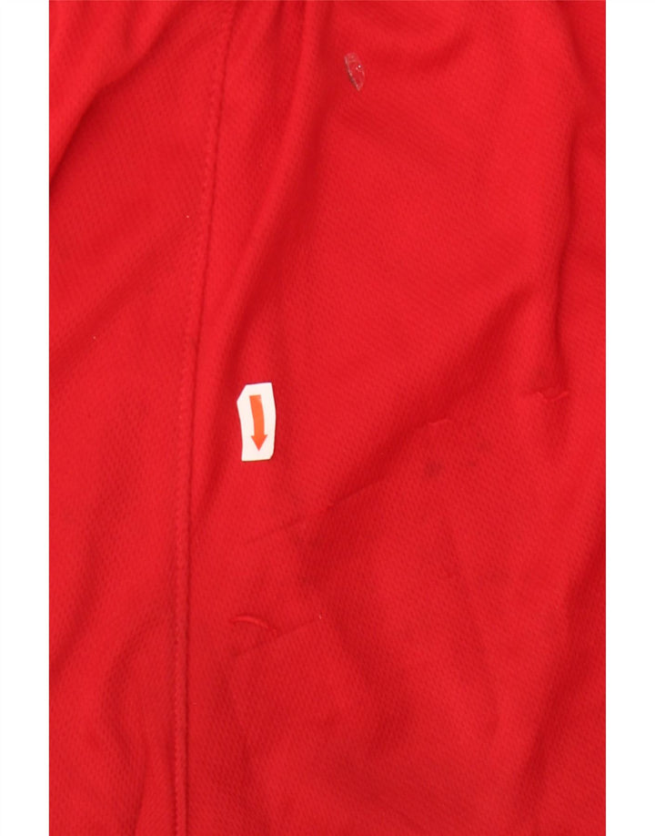 JORDAN drenge Dri Fit grafiske sportsshorts 13-14 år XL rød farveblok