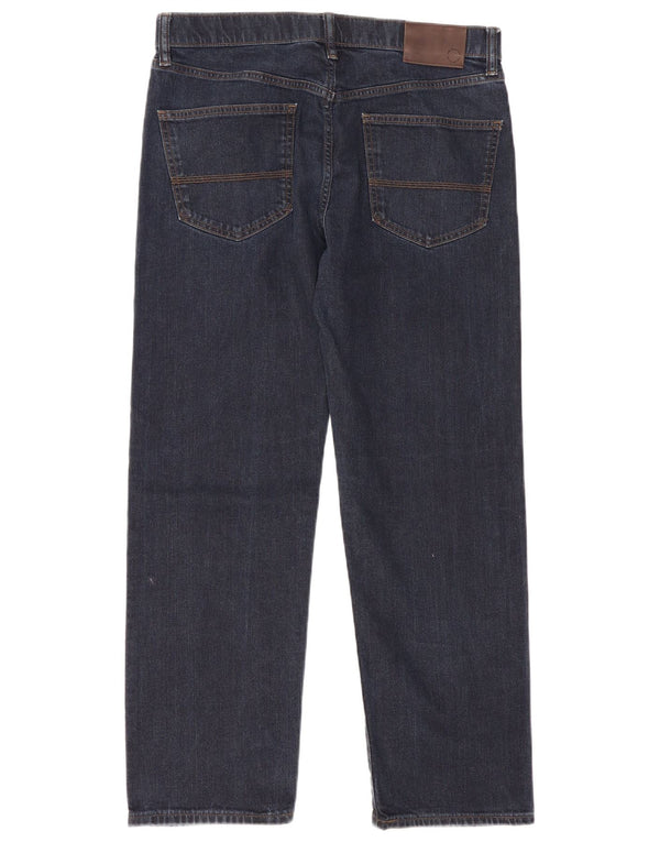 Marks & Spencer Straight Jeans til mænd W34 L29 Marineblå bomuld