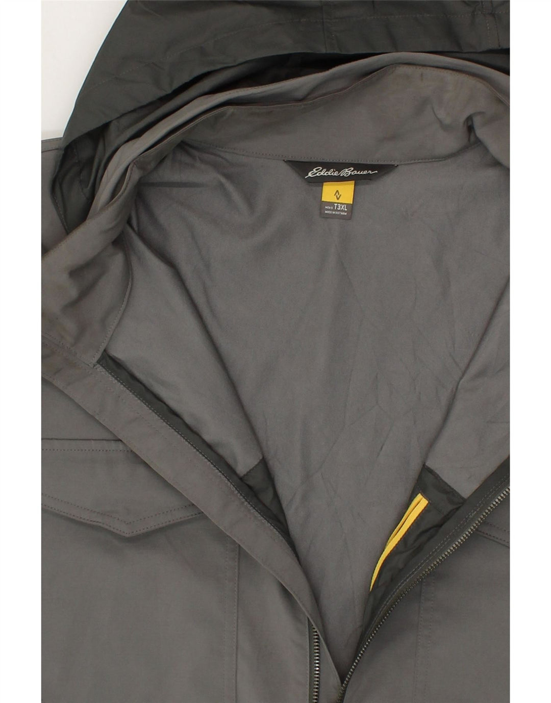 EDDIE BAUER Womens Hooded Utility Jacket UK 22 3XL Grey Polyester Vintage Eddie Bauer and Second-Hand Eddie Bauer from Messina Hembry 