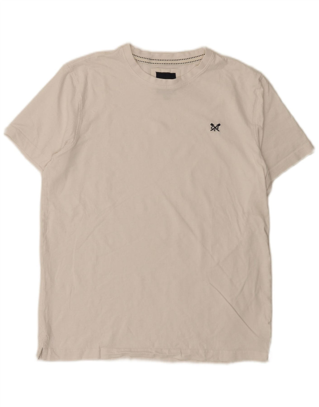 Crew Clothing Herre T-Shirt Top Medium White
