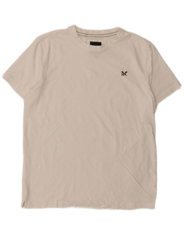 Crew Clothing Herre T-Shirt Top Medium White