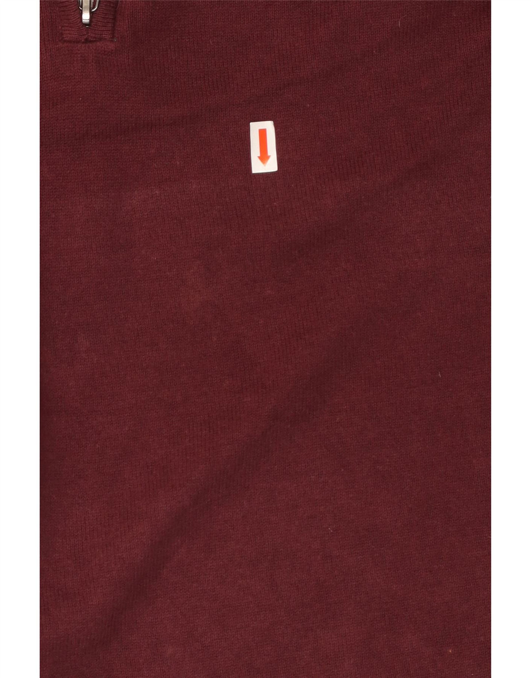 IZOD sweater med lynlås til mænd Medium rødbrun