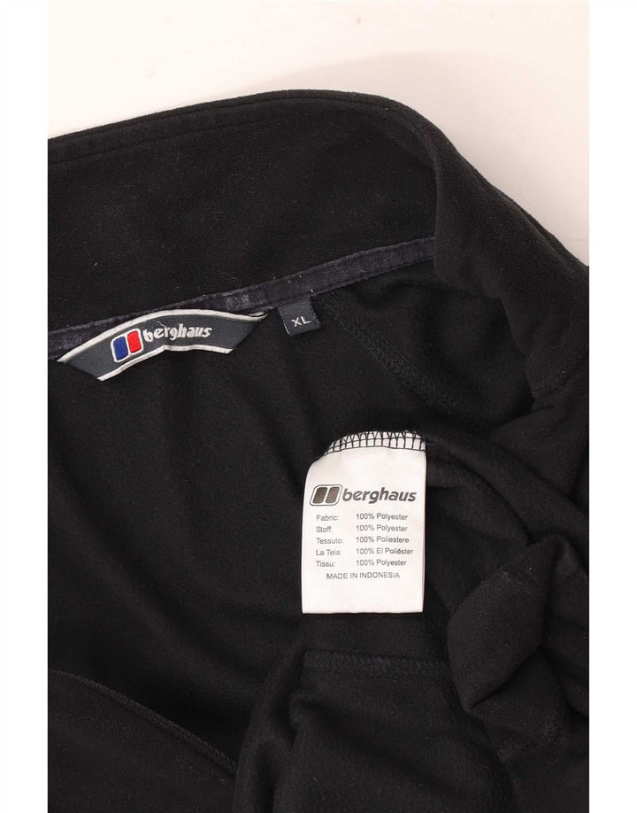 Berghaus Herre Fleece Jumper med lynlås XL Sort Polyester
