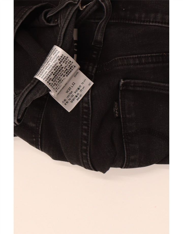 Levi's Womens 312 Shaping Slim Jeans W30 L32 Sort bomuld
