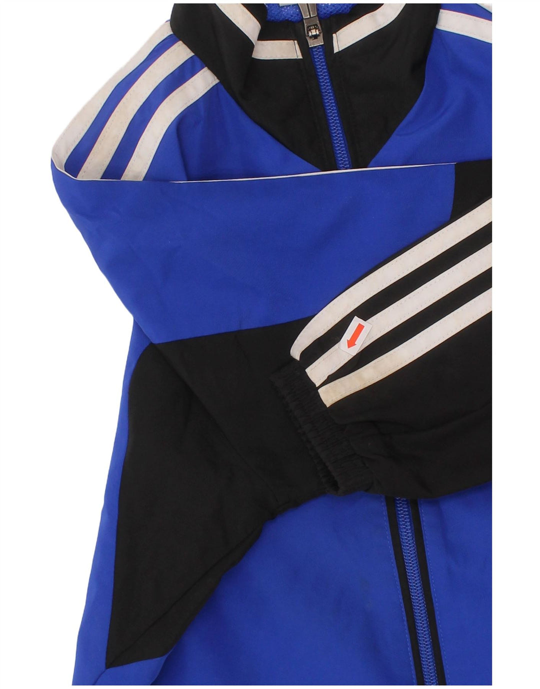 ADIDAS Træningsdragt til drenge Topjakke 7-8 år Blå Colourblock Polyester