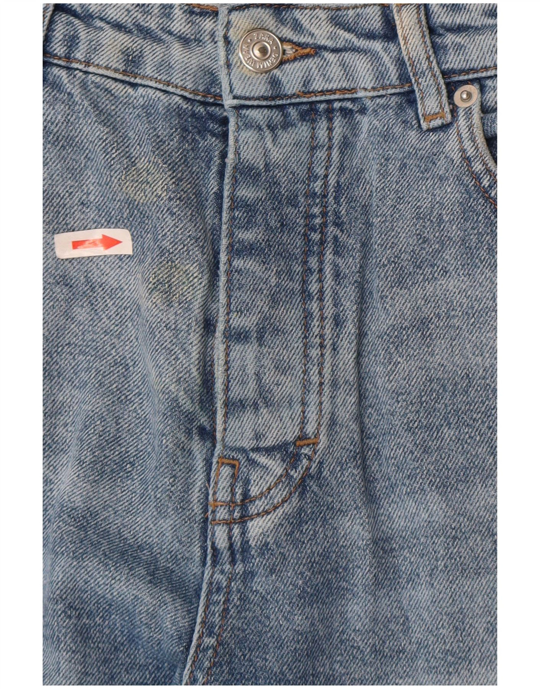Zara Dame Løse Jeans EU 38 Small W28 L27 Blå
