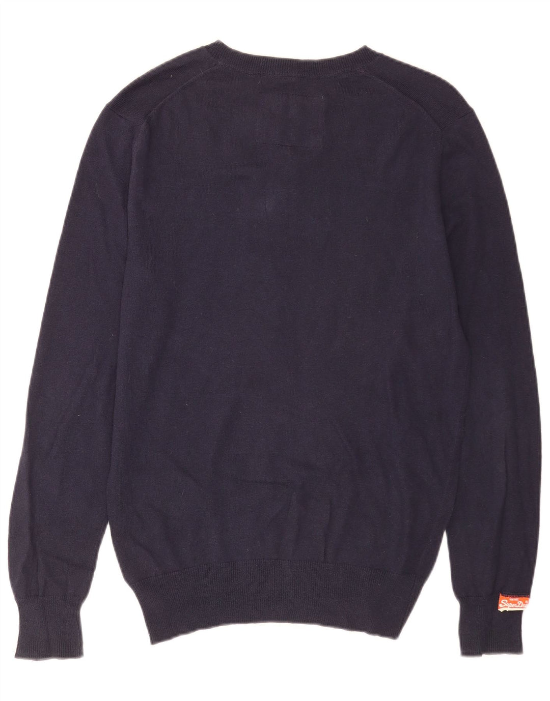 Superdry Herre V-hals sweater Medium marineblå bomuld