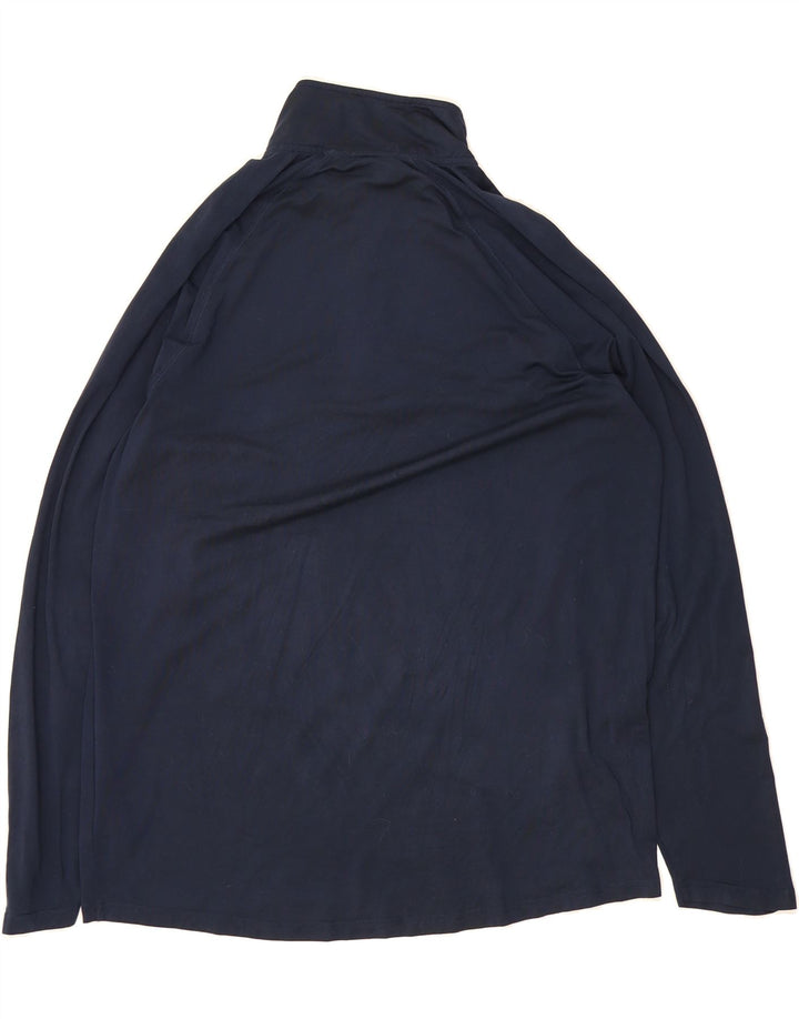 RUSSELL ATHLETIC Mens Zip Neck Pullover Tracksuit Top Large Navy Blue Vintage Russell Athletic and Second-Hand Russell Athletic from Messina Hembry 