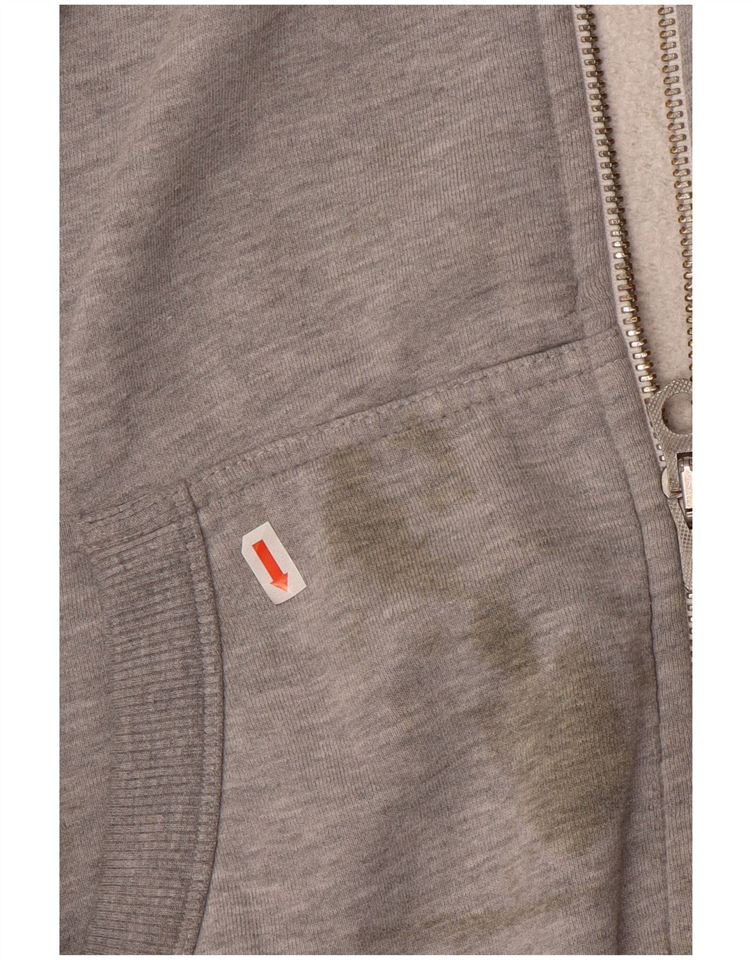Superdry Hættetrøje med lynlås til mænd 2XL grå bomuld