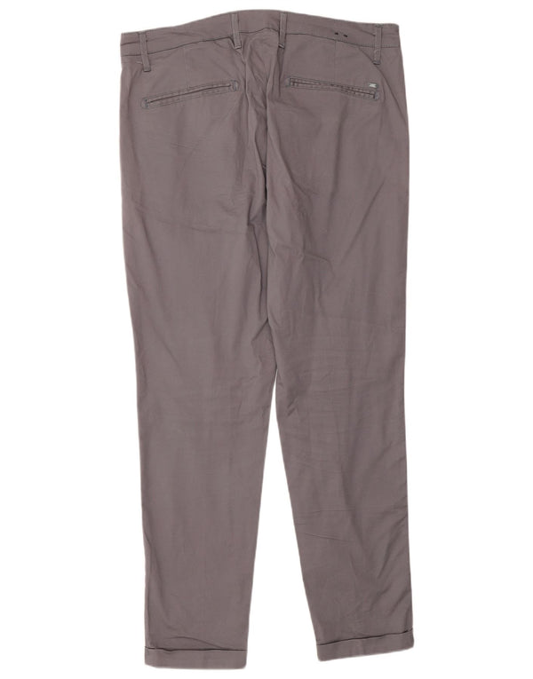 Liu Jo Herre Slim Chino Bukser IT 50 Large W34 L28 Grå Bomuld