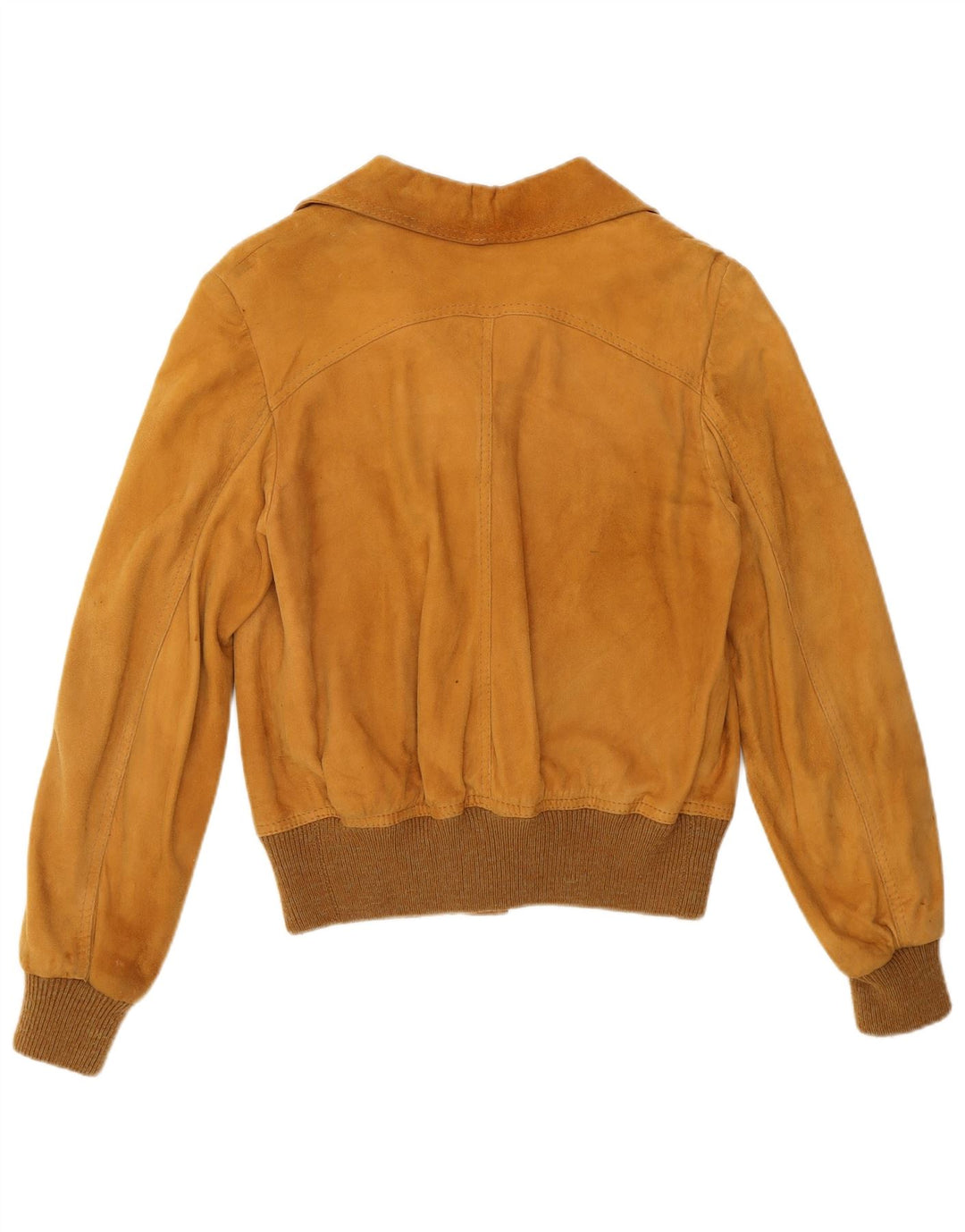 Vintage Dame Ruskind Bomber Jacket IT 44 Medium Brun Retro