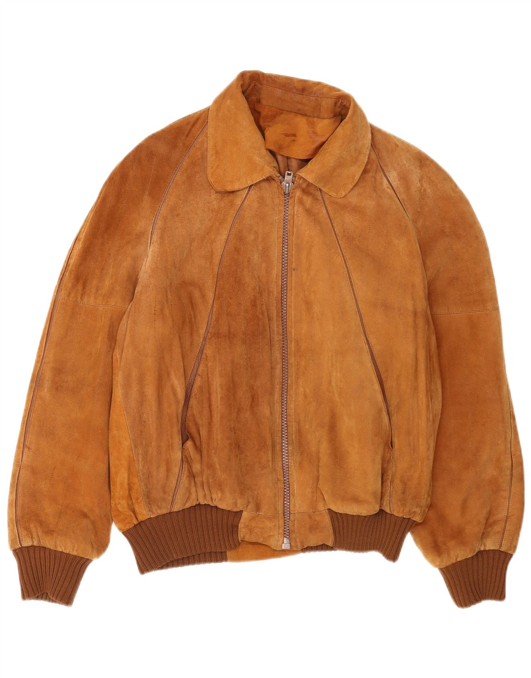 Zanella Herre Ruskind Bomber Jacket IT 50 Stor Brun