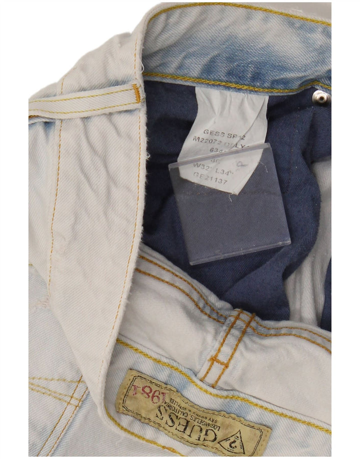 Guess Straight Jeans til mænd W32 L34 Blå