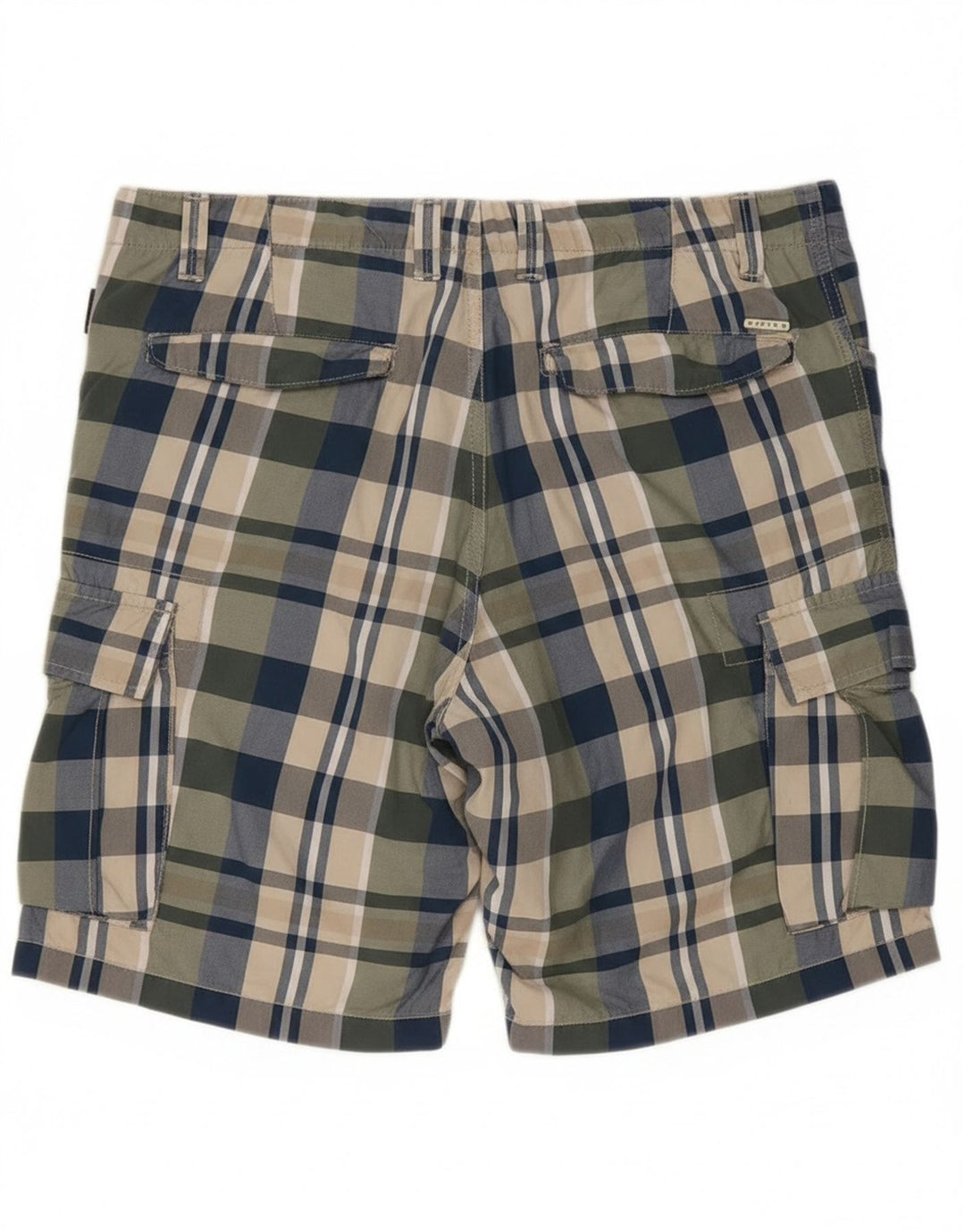 Sisley Herre Cargo Shorts IT 50 Large W36 Flerfarvet ternet bomuld