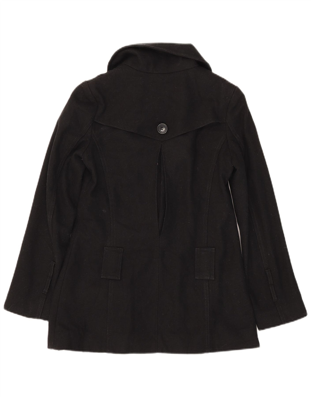 Topshop Dame Trench Coat UK 6 XS Sort Uld