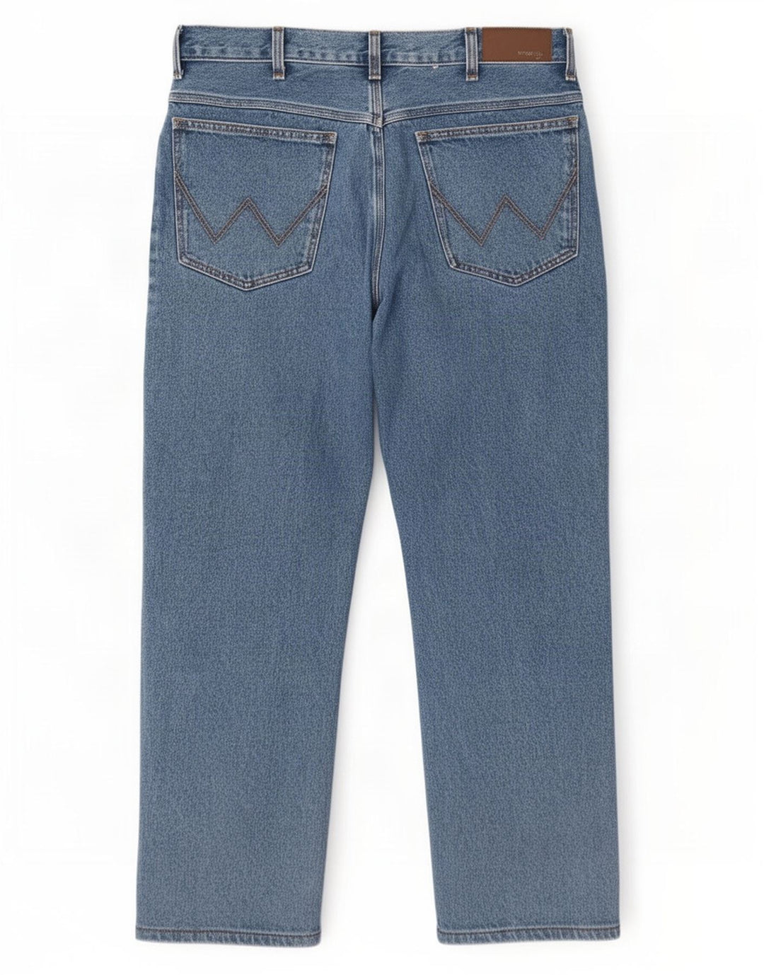 Wrangler Straight Jeans til mænd W38 L27 blå bomuld