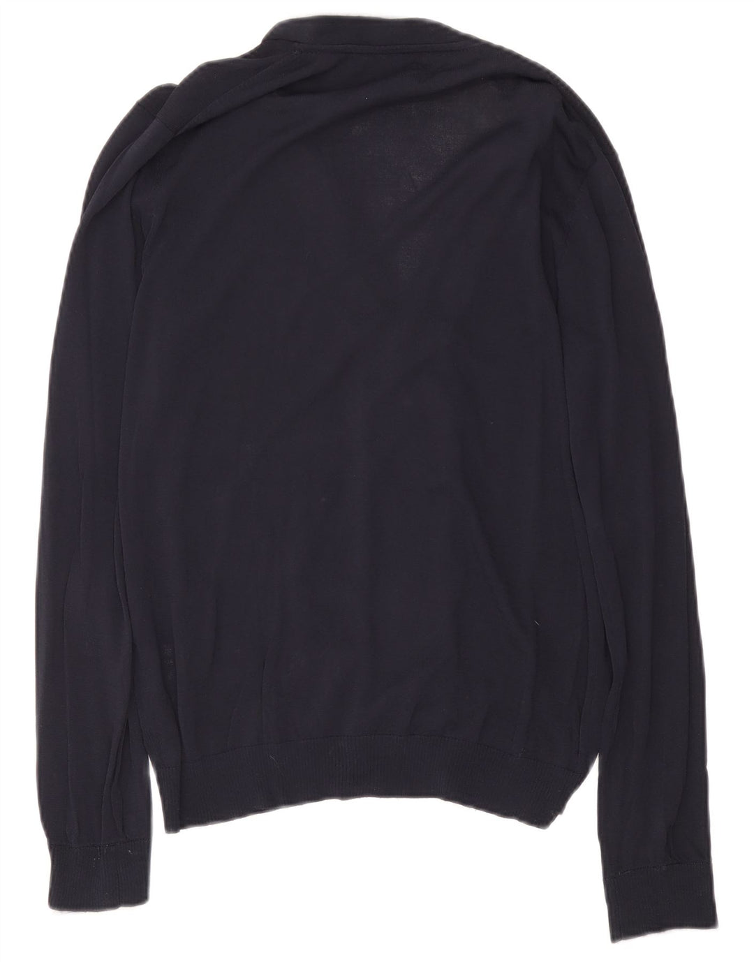 Gaudi Herre Cardigan Sweater Stor Marineblå Colourblock Viscose