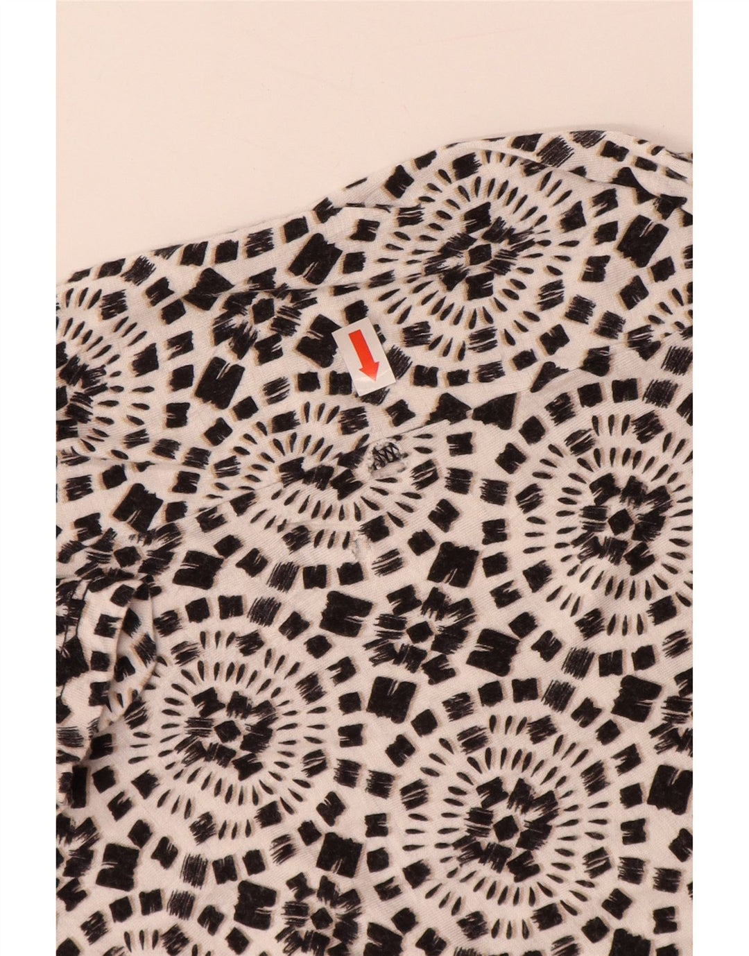 MICHAEL KORS Dame Ærmeløs A-Line Kjole UK 18 XL Sort Floral Rayon