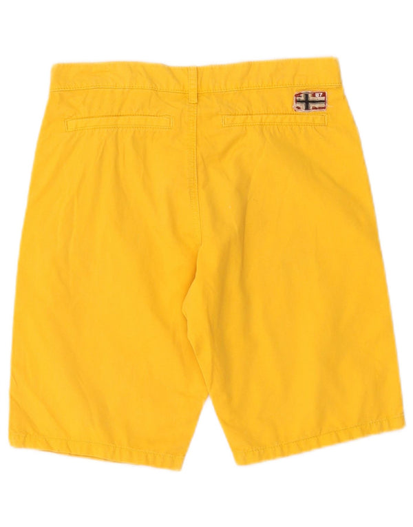 Napapijri drenge chino shorts 11-12 år W26 gul bomuld