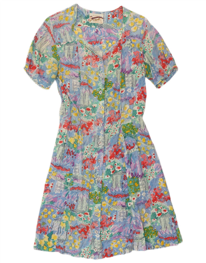CAPRICCI BY MARCEL Dame skjortekjole UK 10 Small Multicolor