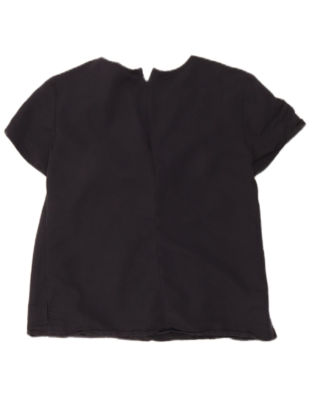 French Connection Damebluse Top UK 8 Small Navy Blue Paisley Viscose