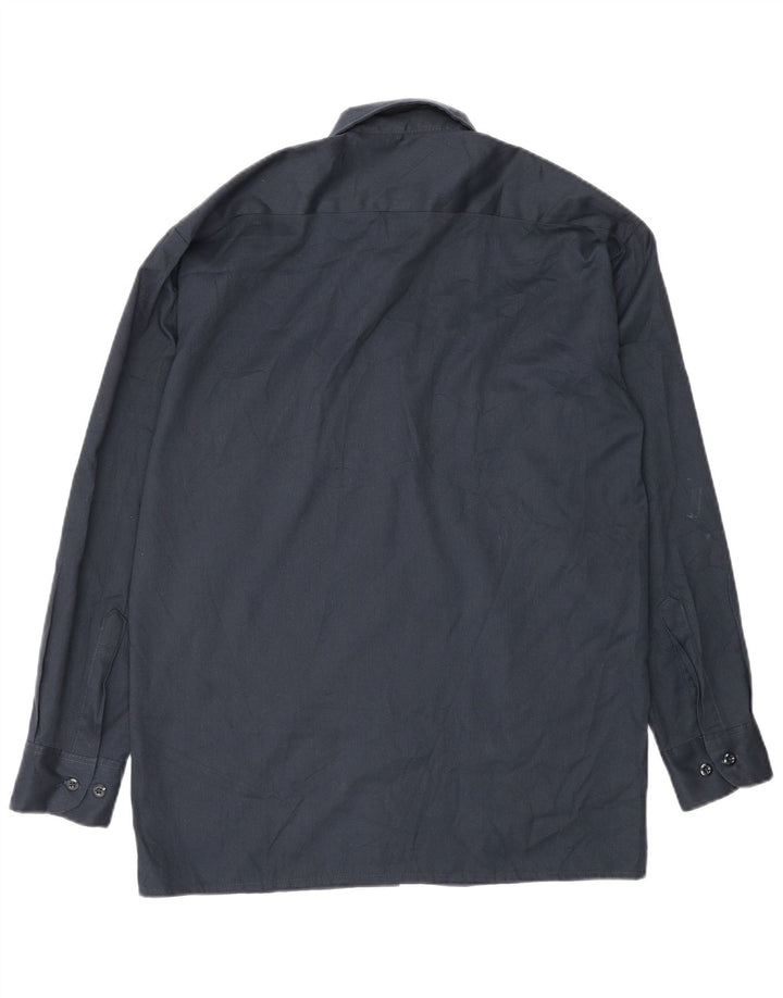 Dickies herreskjorte lille marineblå polyester