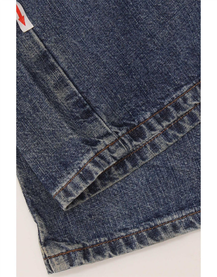 Calvin Klein Straight Jeans til mænd W34 L31 Blå Bomuld