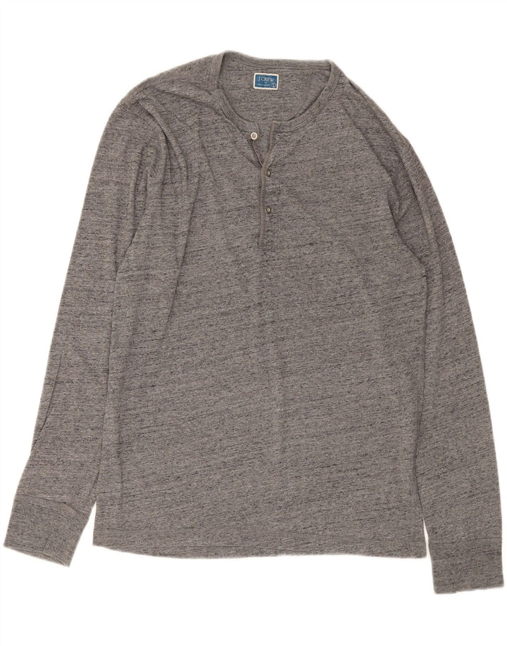 J. CREW Mens Top Long Sleeve Large Grey Flecked Vintage J. Crew and Second-Hand J. Crew from Messina Hembry 
