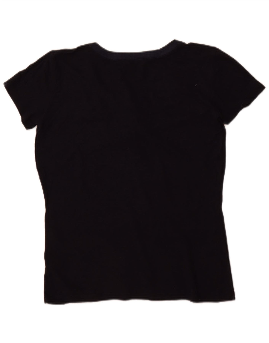 MARELLA Womens T-Shirt Top UK 16 Large Navy Blue Viscose