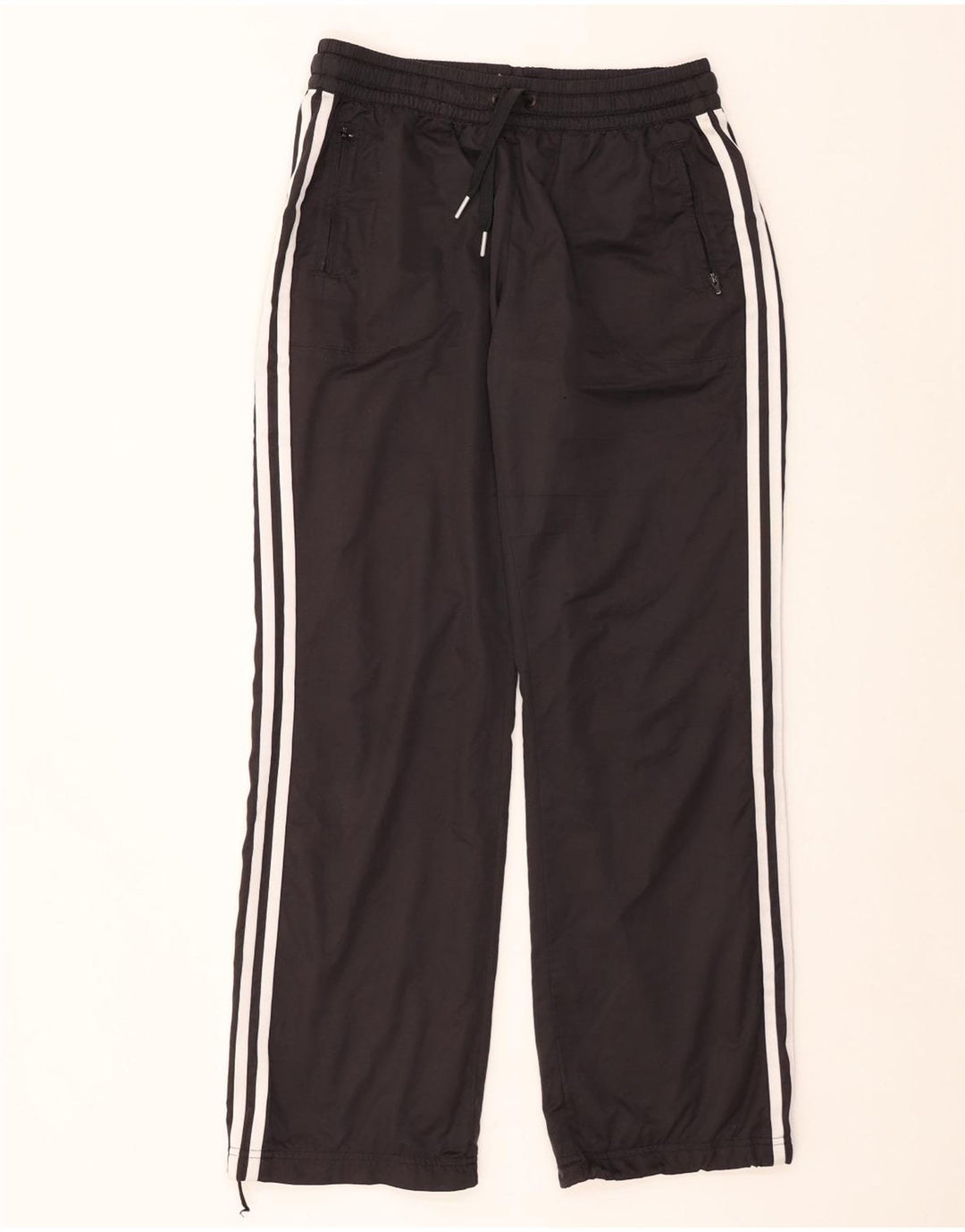 ADIDAS Womens Climalite træningsdragt Bukser UK 12 Medium Black Polyester