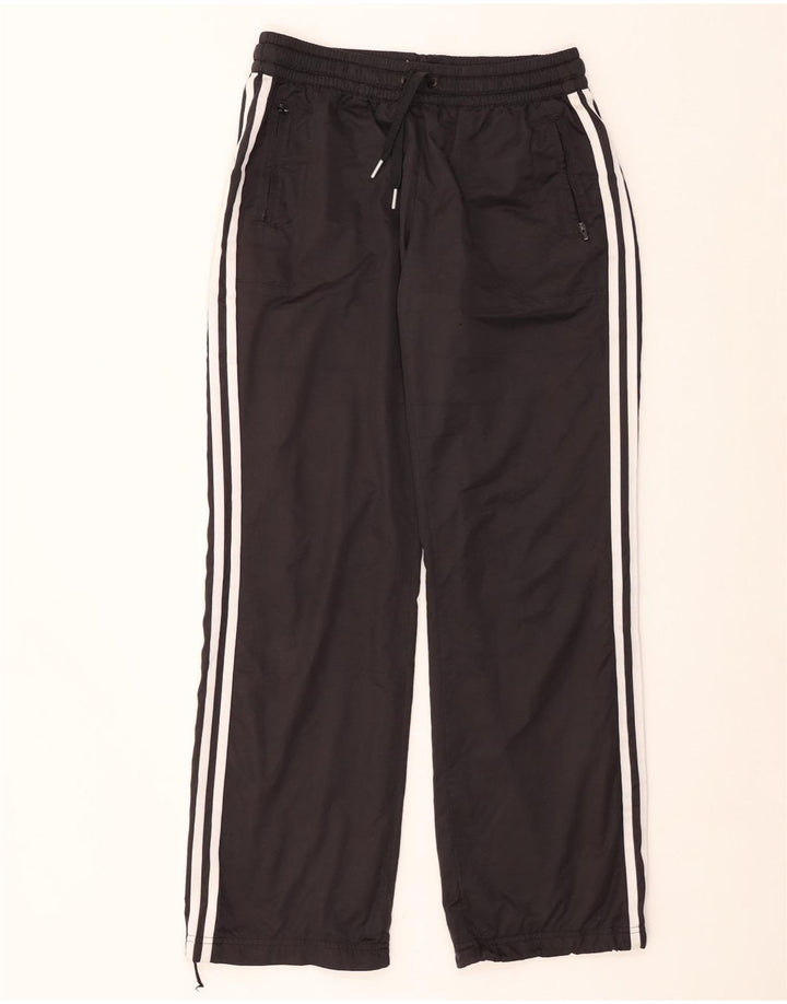 ADIDAS Womens Climalite træningsdragt Bukser UK 12 Medium Black Polyester
