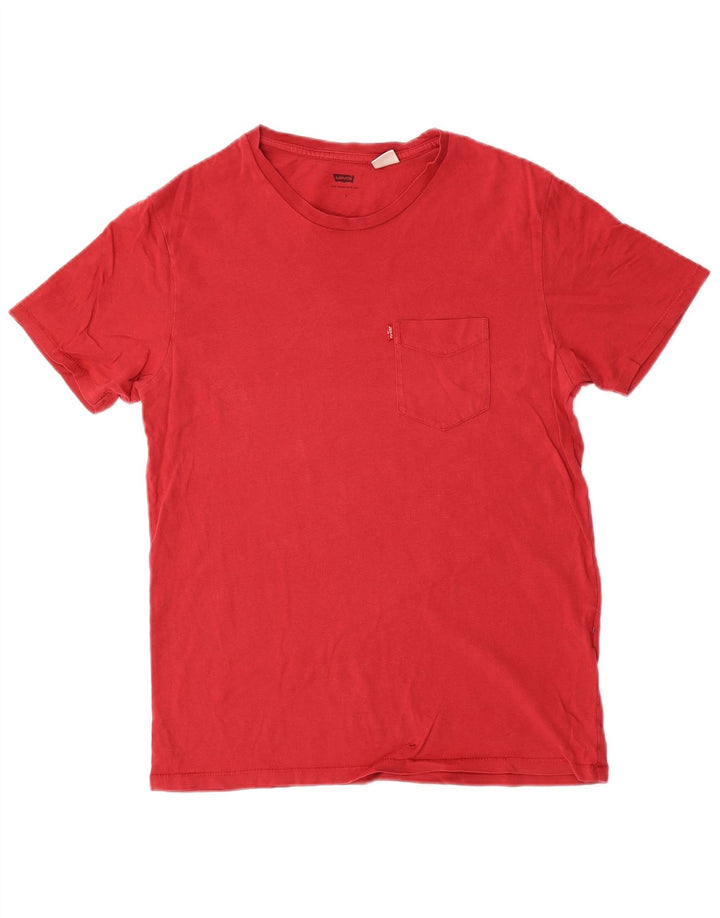 Levi's Herre T-Shirt Top Lille Rød