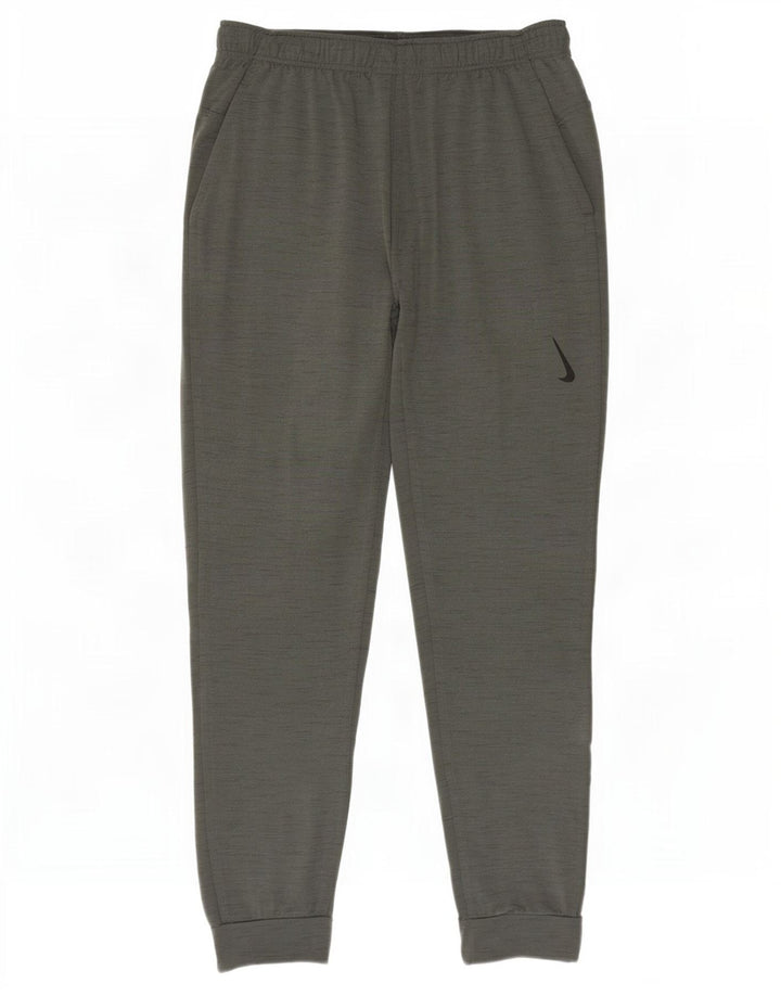 Nike Yoga træningsdragt bukser til mænd Joggers Medium Grey Flecked Polyester