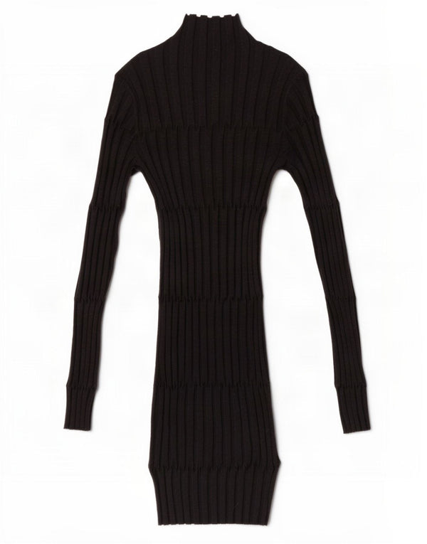 Zara Womens Bodycon Dress UK 8 Small Grå Polyester