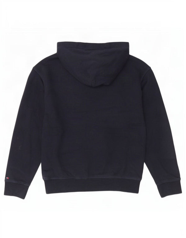 Tommy Hilfiger drenge grafisk hættetrøje 11-12 år marineblå bomuld
