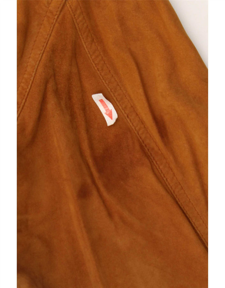 Vintage Dame Ruskind Bomber Jacket UK 18 XL Brun