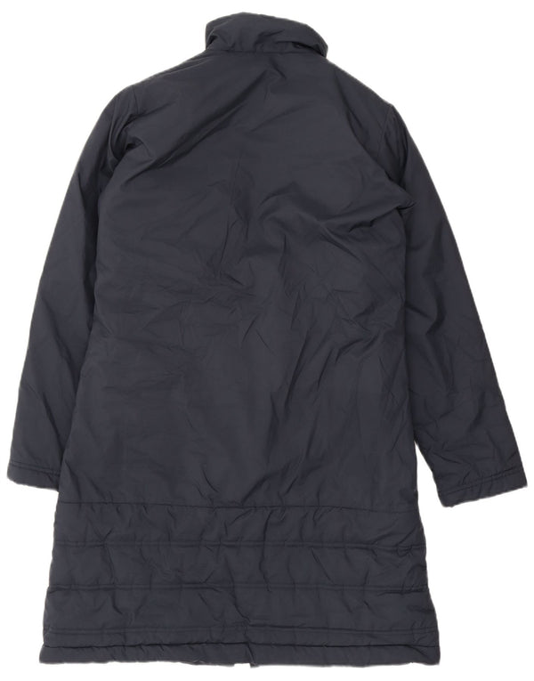Adidas Dame Polstret Overfrakke UK 12 Medium Navy Blue Polyester