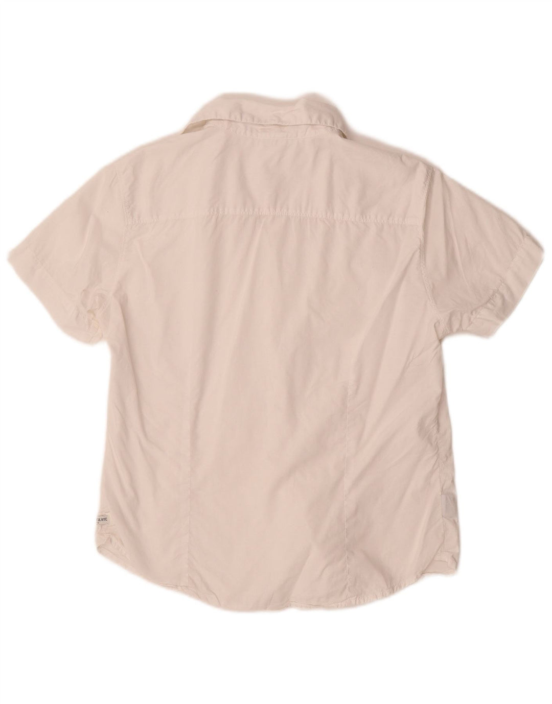 MURPHY & NYE Kortærmet skjorte til kvinder UK 14 Stor hvid bomuld